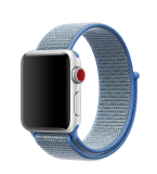 APPLE WATCH NYLON 44/45/49MM Óraszíj Tépőzáras Rögzítéssel, KÉK