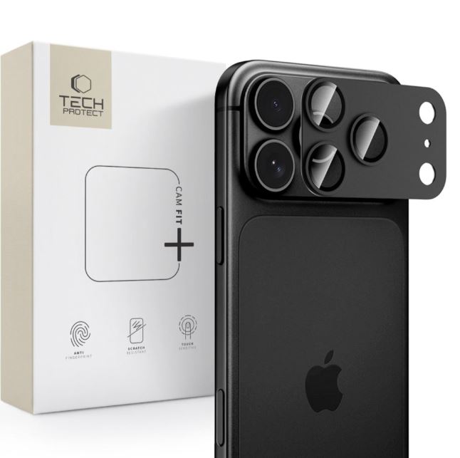 TECH-PROTECT CAM FIT+ IPHONE 18 PRO / IPHONE 18 PRO BLACK