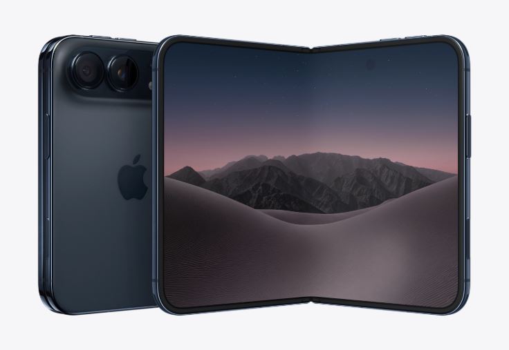 Apple iPhone Duo 2TB kártyafüggetlen mobiltelefon éjfélkék színben