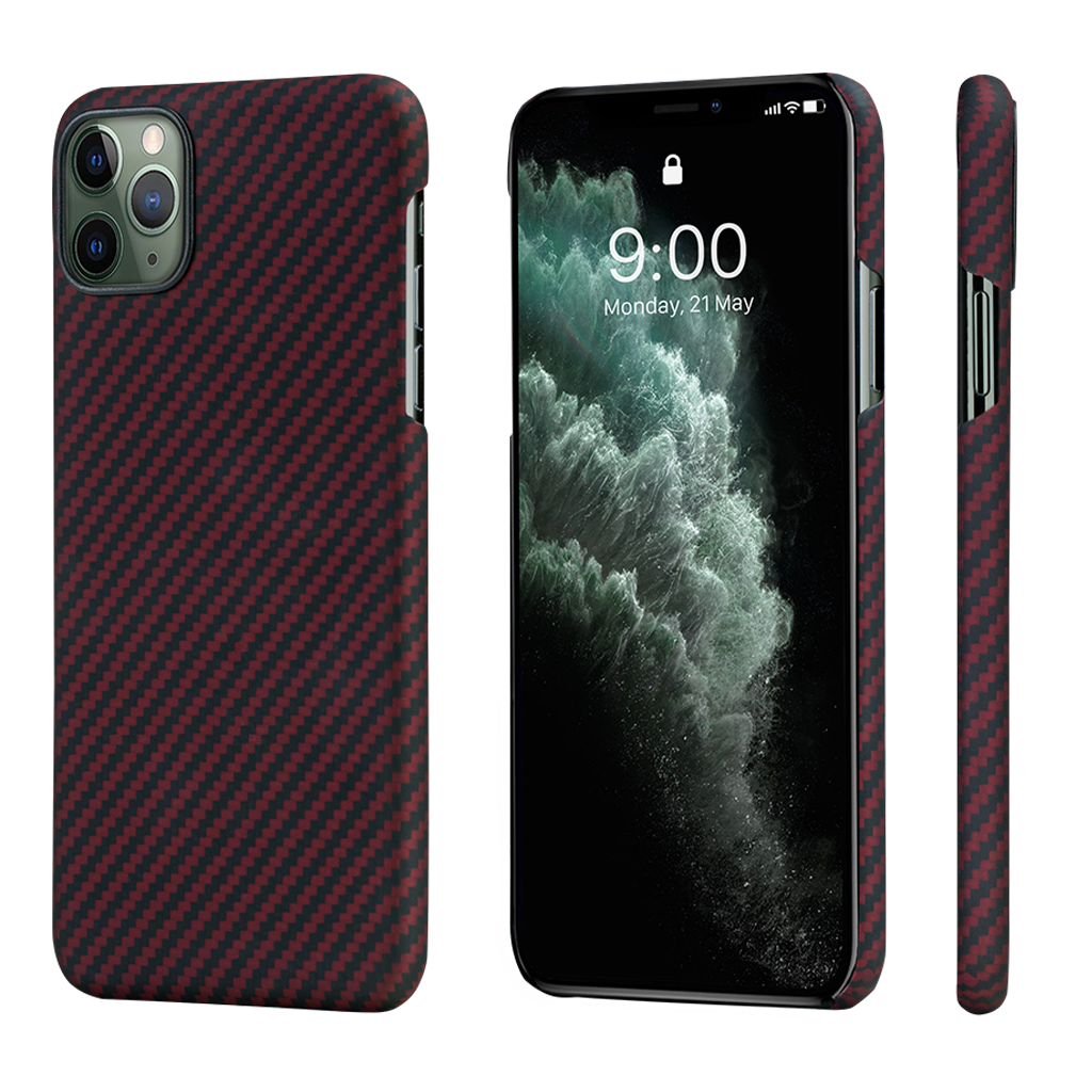 Pitaka tok Black/Red Twill (KI1103M) Apple iPhone 11 Pro készülékhez