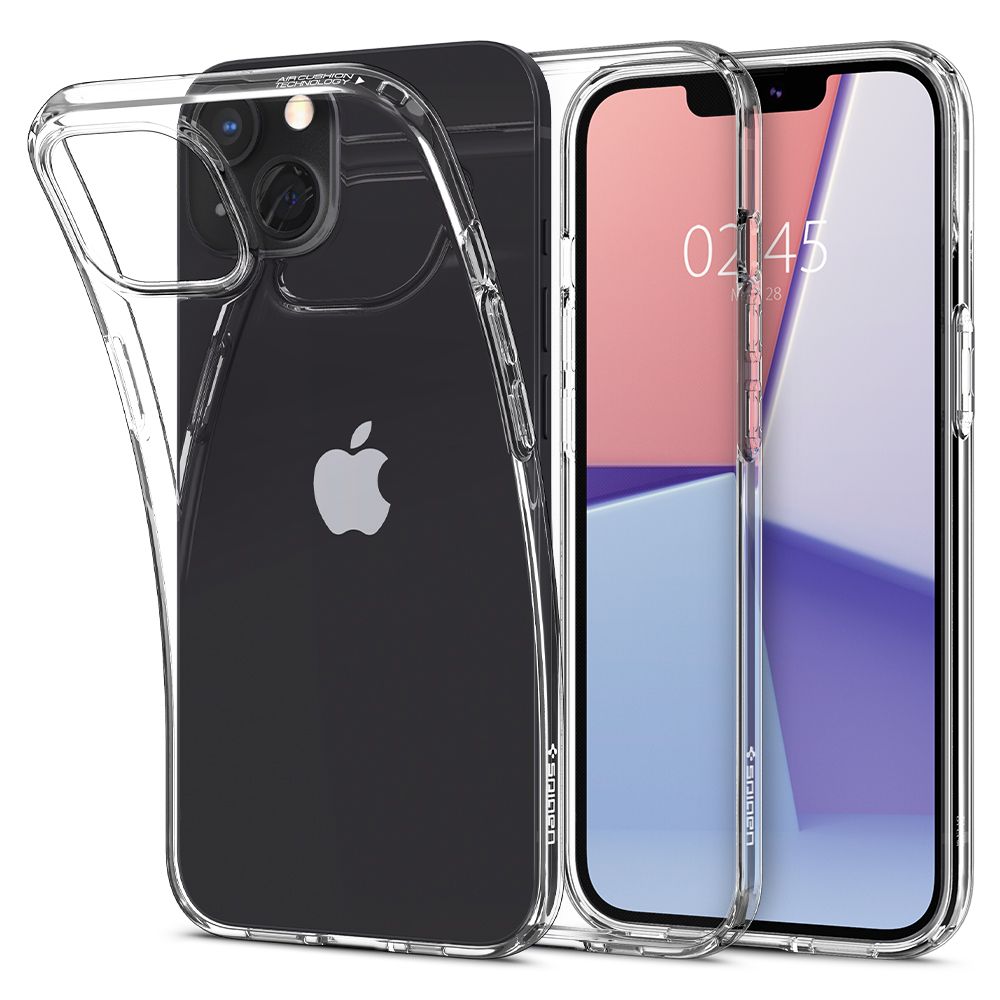 Spigen Crystal Flex Apple iPhone 14 Crystal Clear tok, átlátszó