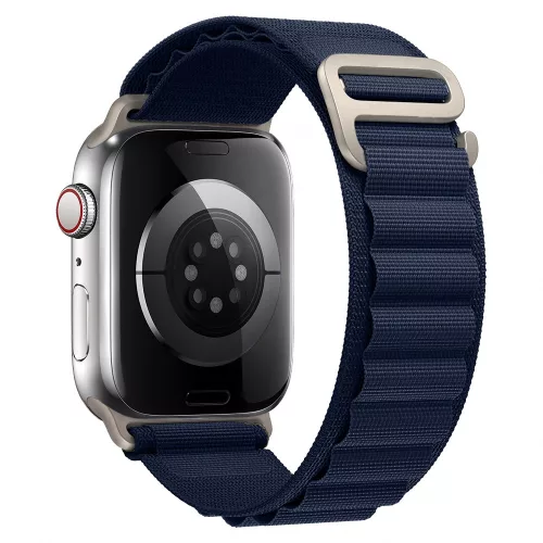ALPESI óraszíj sötétkék Apple Watch 42/44/45/49mm