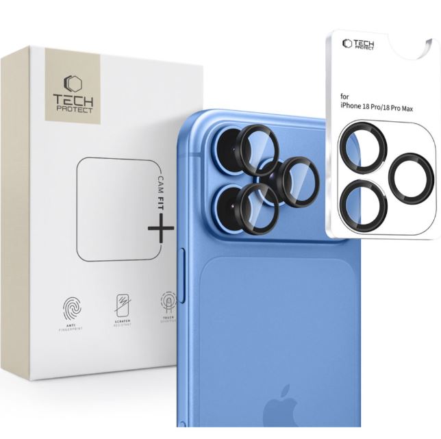 TECH-PROTECT CAM FIT+ IPHONE 18 PRO / IPHONE 18 PRO MAX BLACK