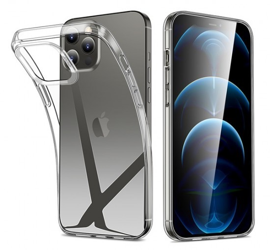 ESR Project Zero szilikon hátlap tok Apple iPhone 12/12 Pro, átlátszó