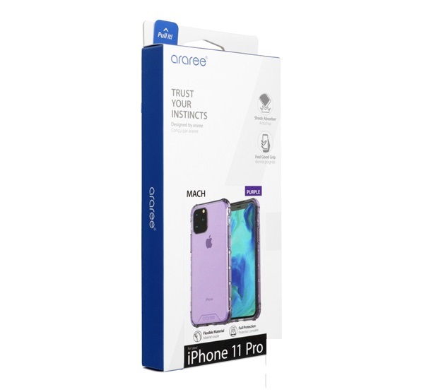 ARAREE MACH SZILIKON TOK APPLE IPHONE 11 PRO, LILA