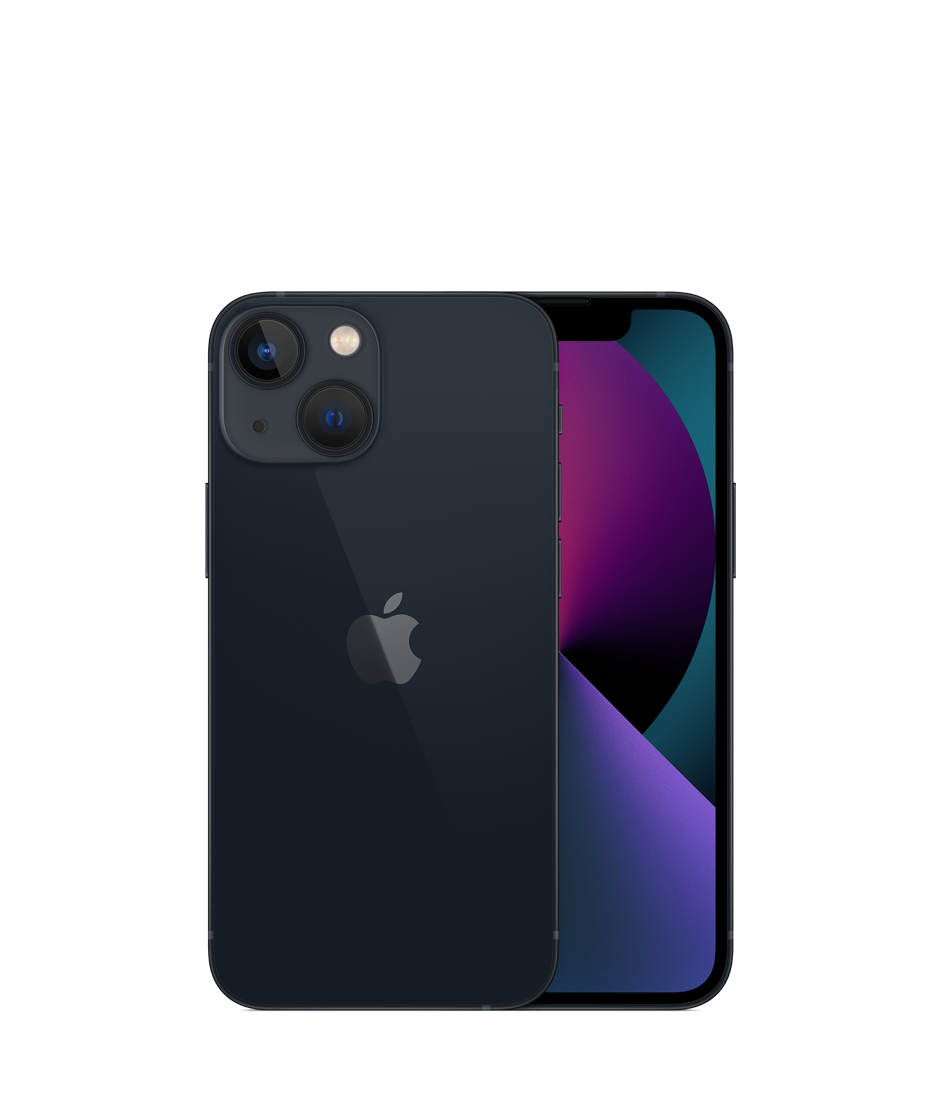 Apple iPhone 13 mini 128GB kártyafüggetlen mobiltelefon éjfekete színben
