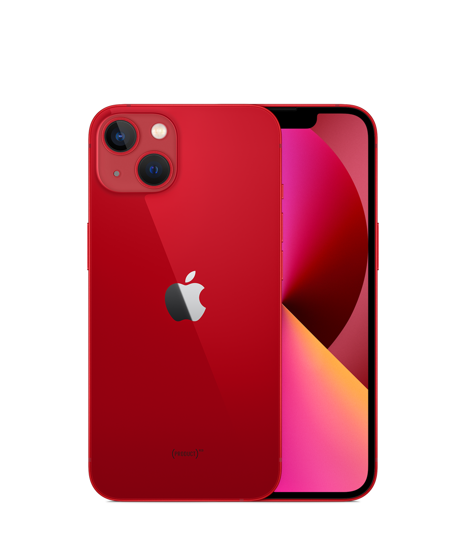 Apple iPhone 13 128GB kártyafüggetlen mobiltelefon piros színben