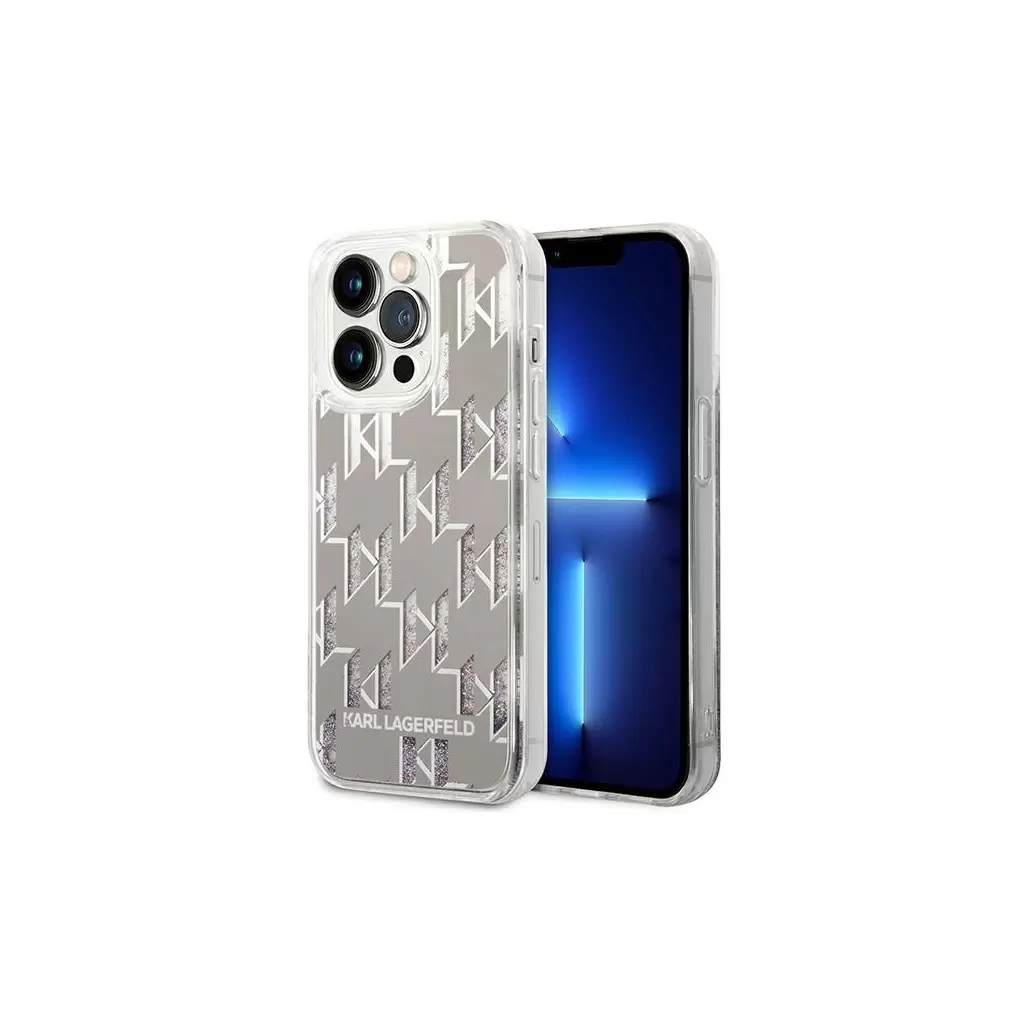 Karl Lagerfeld tok ezüst (KLHCP14LLMNMS) Apple iPhone 14 Pro készülékhez