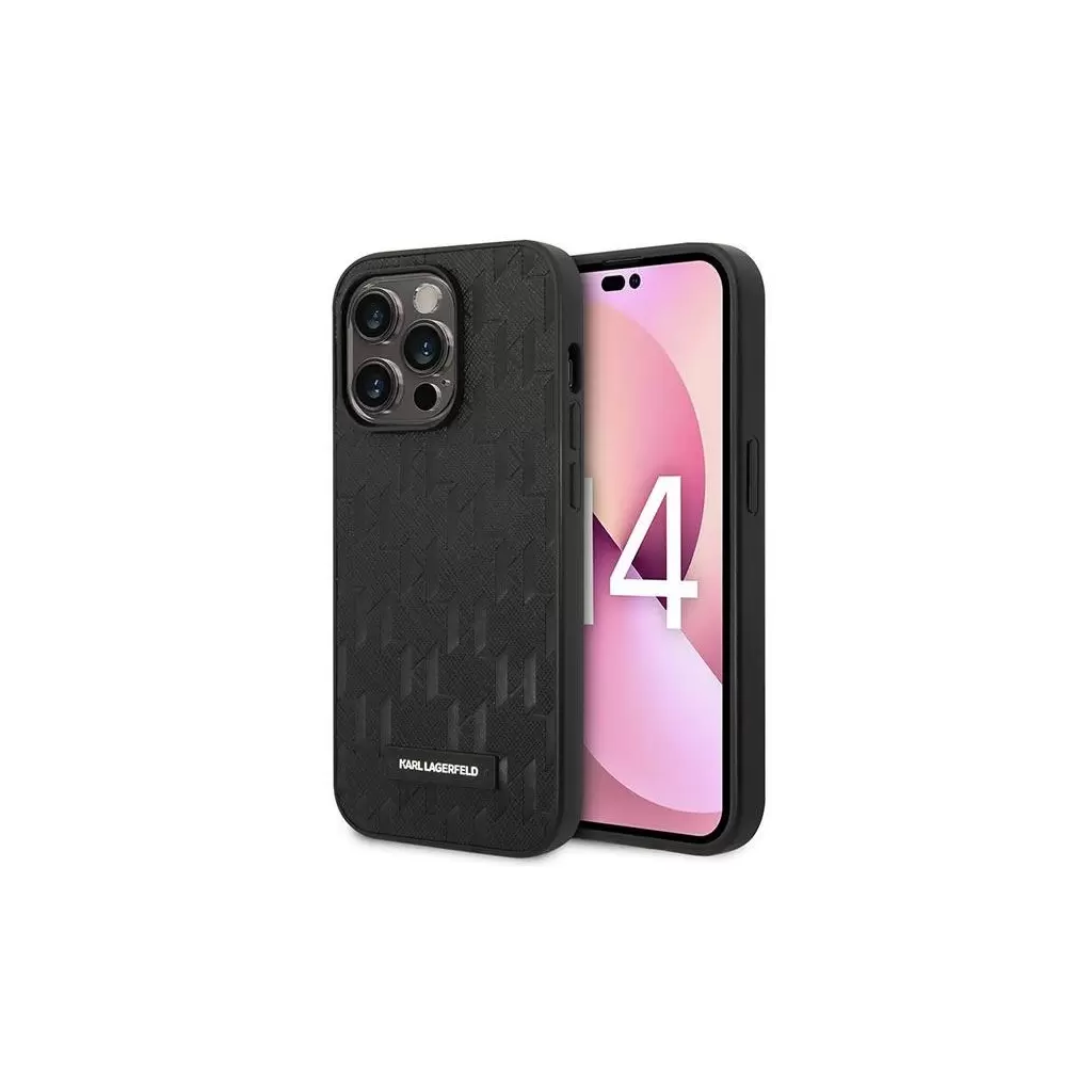 Karl Lagerfeld tok fekete (KLHCP14LSAKLHPK) Apple iPhone 14 Pro készülékhez