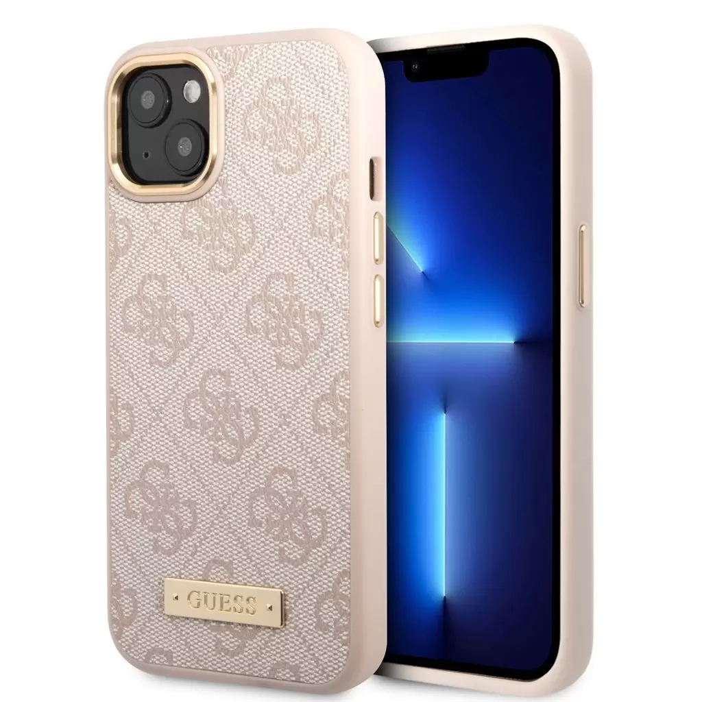 Guess MagSafe tok pink (GUHMP14MU4GPRP) Apple iPhone 14 Plus készülékhez
