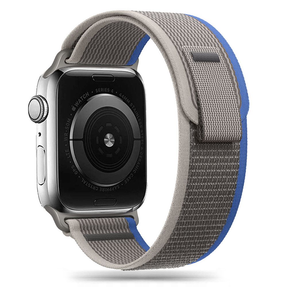 Terep pánt óraszíj szürke/kék Apple Watch 42/44/45/49mm