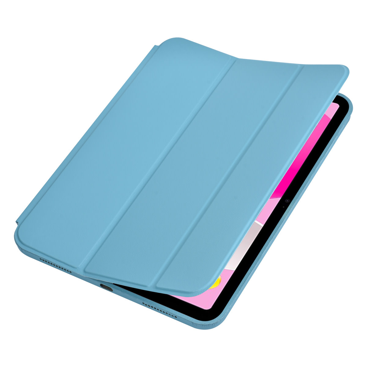 Merkloos Apple iPad 10,9" (2022) kitámasztós tok világoskék színben
